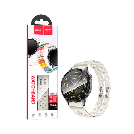 Hoco Silicone Bracelet WH12 Flexible Fashion Hollow Series iWatch (20mm) Star Color Hoco Silicone Bracelet WH12 Flexible Fashion Hollow Series iWatch (20mm) Star Color